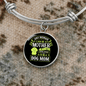 Any Women Can be a Dog Mom Bracelet Stainless Steel or 18k Gold Circle Bangle-Express Your Love Gifts