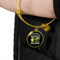 Any Women Can be a Dog Mom Bracelet Stainless Steel or 18k Gold Circle Bangle-Express Your Love Gifts