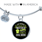 Any Women Can be a Dog Mom Bracelet Stainless Steel or 18k Gold Circle Bangle-Express Your Love Gifts