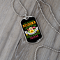 Any Womn Can be a Golden Retriever Mom Necklace Stainless Steel or 18k Gold Dog Tag 24" Chain-Express Your Love Gifts