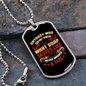 Anybody Never Washed a Dog Necklace Stainless Steel or 18k Gold Dog Tag 24" Chain-Express Your Love Gifts