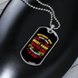 Anybody Never Washed a Dog Necklace Stainless Steel or 18k Gold Dog Tag 24" Chain-Express Your Love Gifts