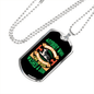 Anybody Washed a Dog Necklace Stainless Steel or 18k Gold Dog Tag 24" Chain-Express Your Love Gifts