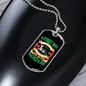 Anybody Washed a Dog Necklace Stainless Steel or 18k Gold Dog Tag 24" Chain-Express Your Love Gifts