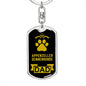 Appenzeller Sennenhunde Dog Tag Pendant Keychain Stainless Steel or 18k Gold-Express Your Love Gifts