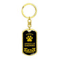Appenzeller Sennenhunde Dog Tag Pendant Keychain Stainless Steel or 18k Gold-Express Your Love Gifts