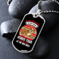Appreciative Dog Bulldog Necklace Stainless Steel or 18k Gold Dog Tag 24" Chain-Express Your Love Gifts