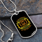 Appreciative Dog Necklace Stainless Steel or 18k Gold Dog Tag 24" Chain-Express Your Love Gifts
