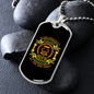 Appreciative Dog Necklace Stainless Steel or 18k Gold Dog Tag 24" Chain-Express Your Love Gifts