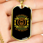 Appreciative Dog Necklace Stainless Steel or 18k Gold Dog Tag 24" Chain-Express Your Love Gifts