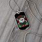 Appreciative Dog Pink Necklace Stainless Steel or 18k Gold Dog Tag 24" Chain-Express Your Love Gifts