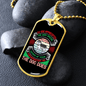 Appreciative Dog Pink Necklace Stainless Steel or 18k Gold Dog Tag 24" Chain-Express Your Love Gifts