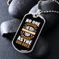 Appreciative Dog White Necklace Stainless Steel or 18k Gold Dog Tag 24" Chain-Express Your Love Gifts