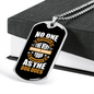 Appreciative Dog White Necklace Stainless Steel or 18k Gold Dog Tag 24" Chain-Express Your Love Gifts