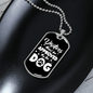 Approved by Dog Necklace Stainless Steel or 18k Gold Dog Tag 24" Chain-Express Your Love Gifts