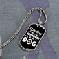 Approved by Dog Necklace Stainless Steel or 18k Gold Dog Tag 24" Chain-Express Your Love Gifts
