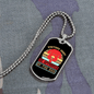 Approved by Dogs Necklace Stainless Steel or 18k Gold Dog Tag 24" Chain-Express Your Love Gifts