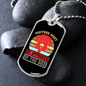 Approved by Dogs Necklace Stainless Steel or 18k Gold Dog Tag 24" Chain-Express Your Love Gifts