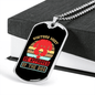 Approved by Dogs Necklace Stainless Steel or 18k Gold Dog Tag 24" Chain-Express Your Love Gifts