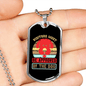 Approved by Dogs Necklace Stainless Steel or 18k Gold Dog Tag 24" Chain-Express Your Love Gifts