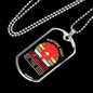 Approved by Dogs Necklace Stainless Steel or 18k Gold Dog Tag 24" Chain-Express Your Love Gifts