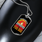 Approved By The Dog Necklace Stainless Steel or 18k Gold Dog Tag 24" Chain-Express Your Love Gifts