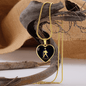 Aquarius Horoscope Zodiac Necklace Stainless Steel or 18k Gold Heart 18-22"-Express Your Love Gifts