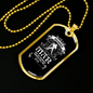 Aquarius Man Zodiac Necklace Stainless Steel or 18k Gold Dog Tag 24" Chain-Express Your Love Gifts