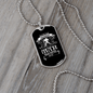 Aquarius Man Zodiac Necklace Stainless Steel or 18k Gold Dog Tag 24" Chain-Express Your Love Gifts