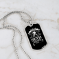 Aquarius Man Zodiac Necklace Stainless Steel or 18k Gold Dog Tag 24" Chain-Express Your Love Gifts