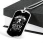Aquarius Man Zodiac Necklace Stainless Steel or 18k Gold Dog Tag 24" Chain-Express Your Love Gifts