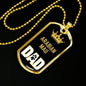 Arabian Mau Cat Dad Necklace Stainless Steel or 18k Gold Dog Tag 24" Chain-Express Your Love Gifts