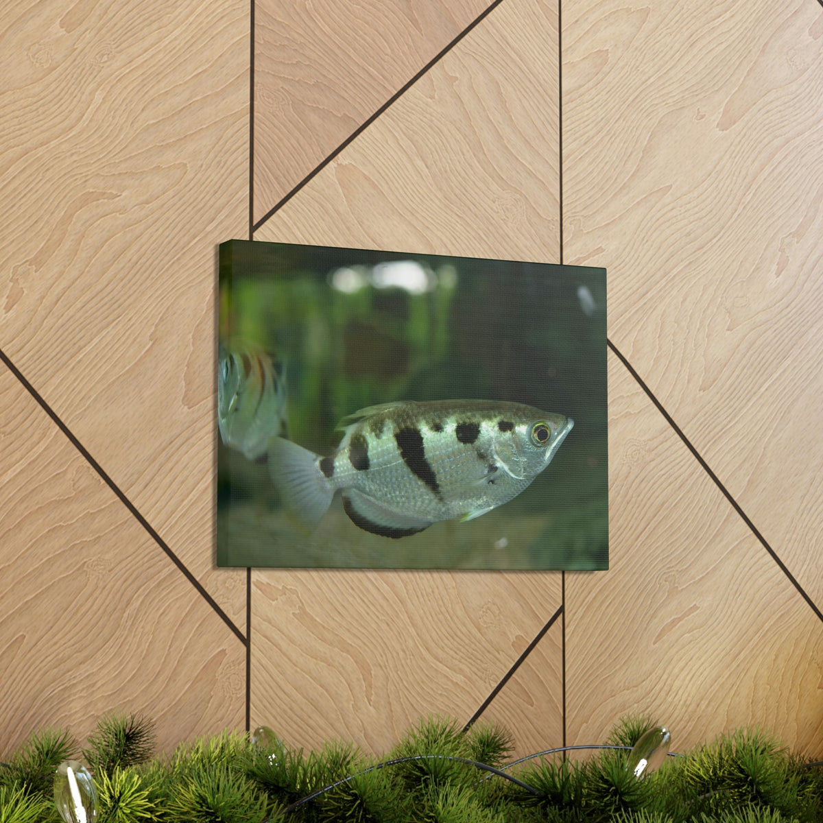 Scripture Walls Archer Fish Hunting Archer Fish on Hunt Print Animal Wall Art Wildlife Canvas Prints Wall Art Ready to Hang Unframed-Express Your Love Gifts
