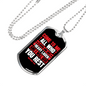 Are Heavy Laden Rest Matthew 11:28 Necklace Stainless Steel or 18k Gold Dog Tag 24" Chain-Express Your Love Gifts