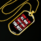 Are Heavy Laden Rest Matthew 11:28 Necklace Stainless Steel or 18k Gold Dog Tag 24" Chain-Express Your Love Gifts