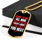 Are Heavy Laden Rest Matthew 11:28 Necklace Stainless Steel or 18k Gold Dog Tag 24" Chain-Express Your Love Gifts