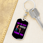 Are the Best Mom Keychain Stainless Steel or 18k Gold Dog Tag Keyring-Express Your Love Gifts