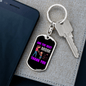 Are the Best Mom Keychain Stainless Steel or 18k Gold Dog Tag Keyring-Express Your Love Gifts
