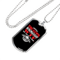 Are You Up To Trucker Dog Tag Stainless Steel or 18k Gold 24" Chain-Express Your Love Gifts