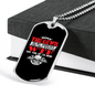 Are You Up To Trucker Dog Tag Stainless Steel or 18k Gold 24" Chain-Express Your Love Gifts