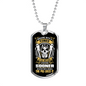 Arguing With A Plumber Necklace Stainless Steel or 18k Gold Dog Tag 24" Chain-Express Your Love Gifts