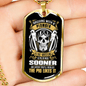 Arguing With A Plumber Necklace Stainless Steel or 18k Gold Dog Tag 24" Chain-Express Your Love Gifts