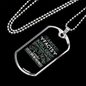 Aries Facts Zodiac Necklace Stainless Steel or 18k Gold Dog Tag 24" Chain-Express Your Love Gifts