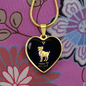 Aries Horoscope Zodiac Necklace Stainless Steel or 18k Gold Heart 18-22"-Express Your Love Gifts