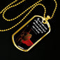Armour Of God Stainless Steel or 18k Gold Dog Tag 24" Chain-Express Your Love Gifts