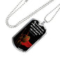 Armour Of God Stainless Steel or 18k Gold Dog Tag 24" Chain-Express Your Love Gifts