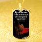Armour Of God Stainless Steel or 18k Gold Dog Tag 24" Chain-Express Your Love Gifts