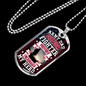Army Dad Hero Necklace Stainless Steel or 18k Gold Dog Tag 24" Chain-Express Your Love Gifts