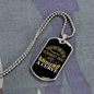 Around a Curve Zodiac Necklace Stainless Steel or 18k Gold Dog Tag 24" Chain-Express Your Love Gifts