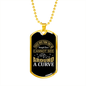 Around a Curve Zodiac Necklace Stainless Steel or 18k Gold Dog Tag 24" Chain-Express Your Love Gifts